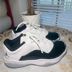 Kids Black and White Jordan Sneakers